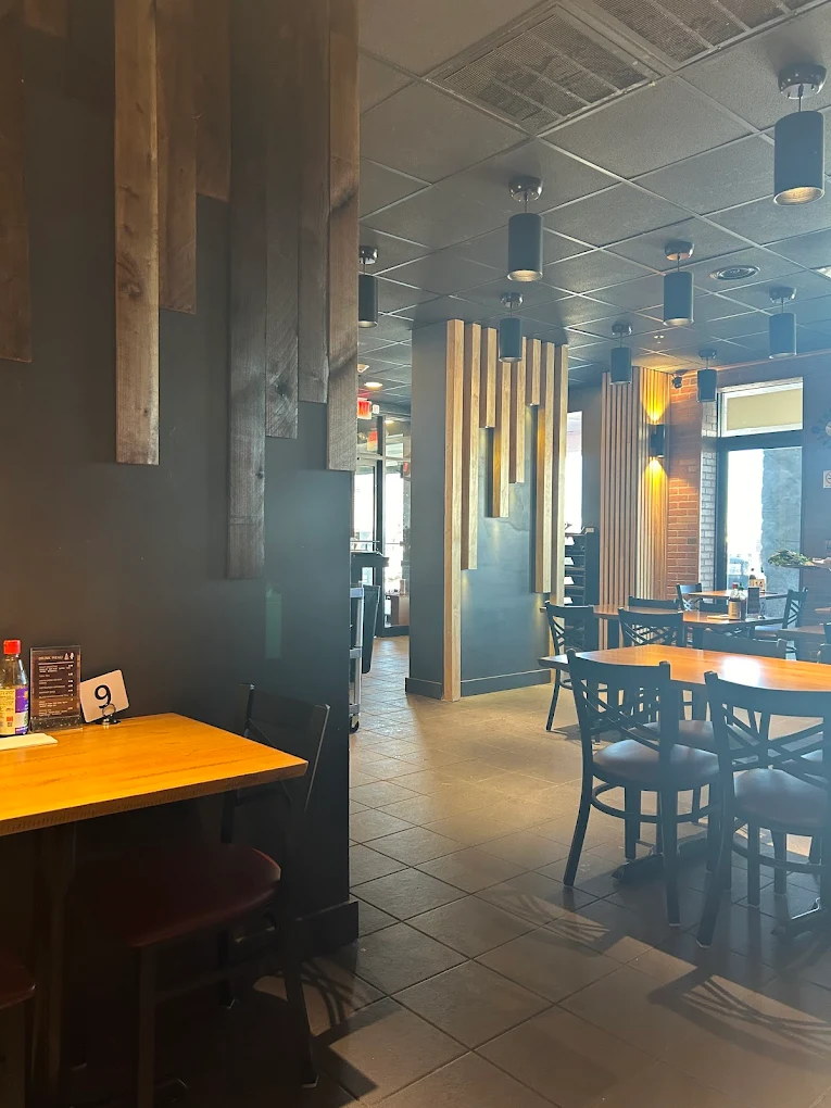 Pho Ngon restaurant exterior with neon sign